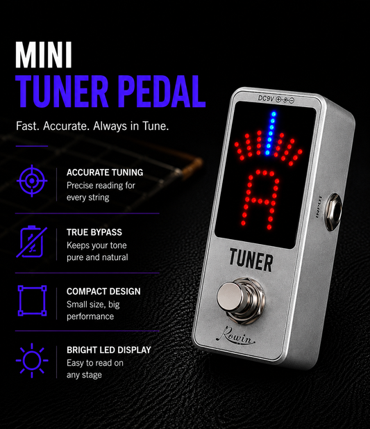 Mini Chromatic Tuner Pedal 